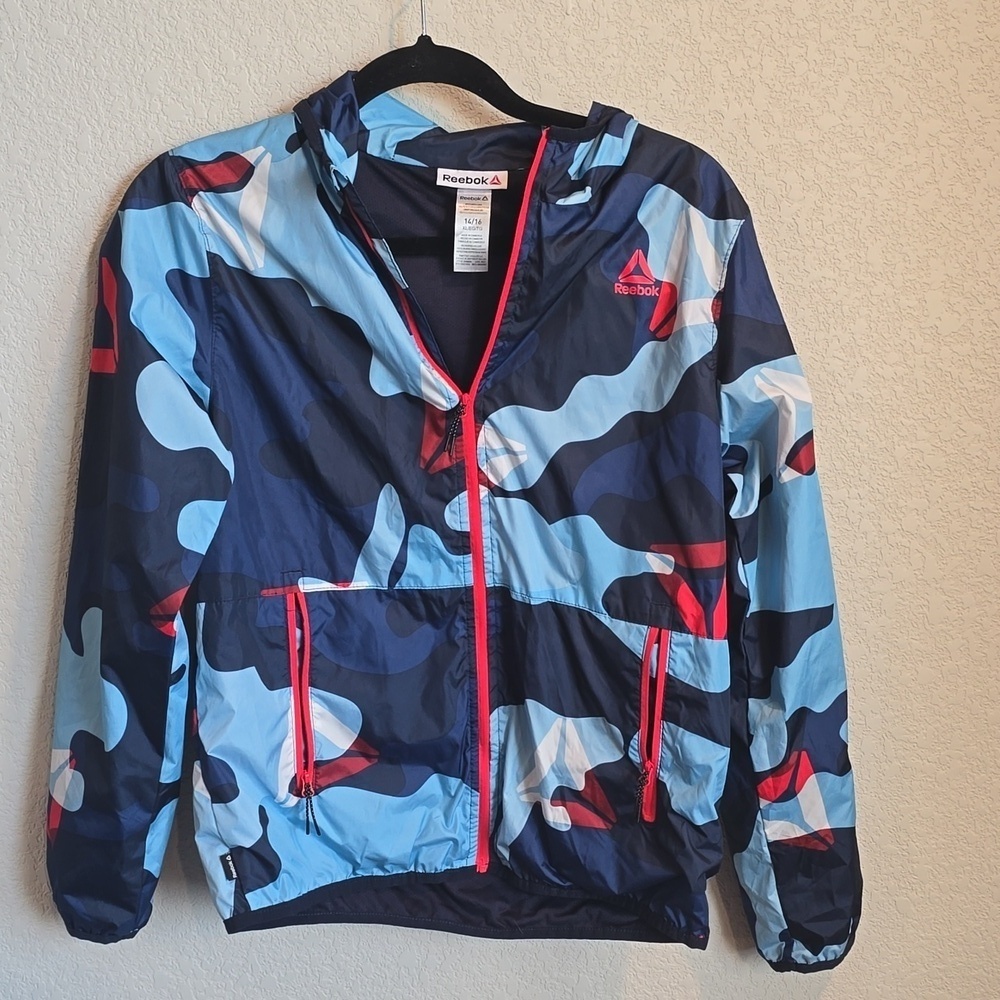 Reebok Camouflage Windbreaker Jacket